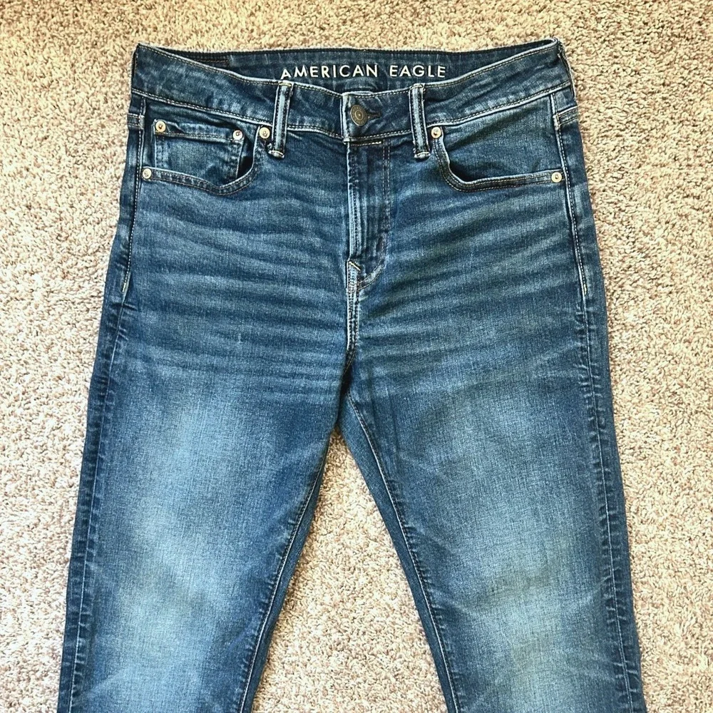 American Eagle I Athletic Fit‎ Men's Blue Denim Jeans Airflex+ I Size 30 x32